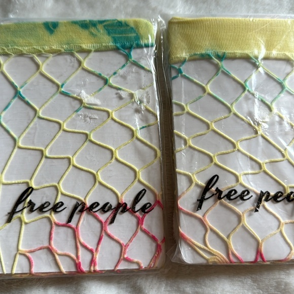 Free People Fishnet/Sheer Mesh Anklet Sock Set - Picture 7 of 7